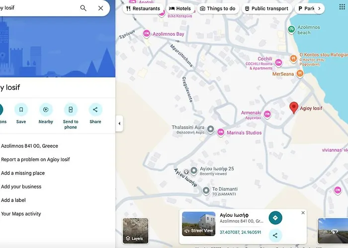 Syros By The Bay Ferienhaus Azolimnos